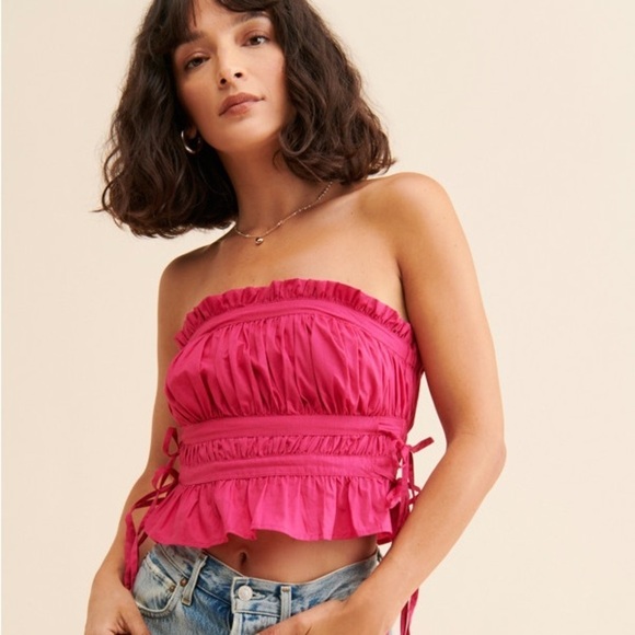 FREE PEOPLE Gabby Tube Top - Picture 2 of 10